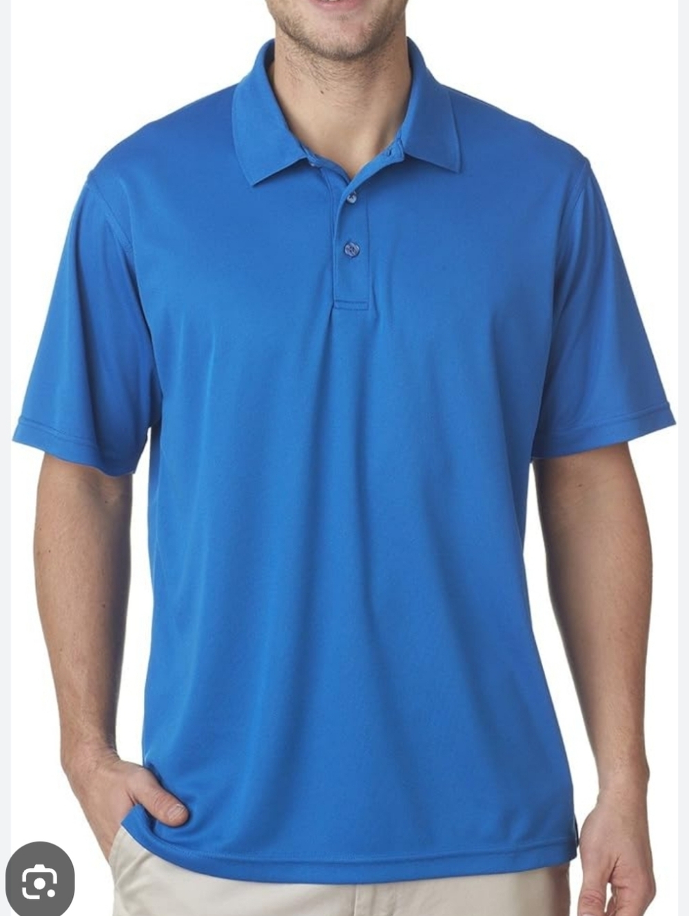 Oakley Royal Blue Short Sleeve Golf Tee Size XL